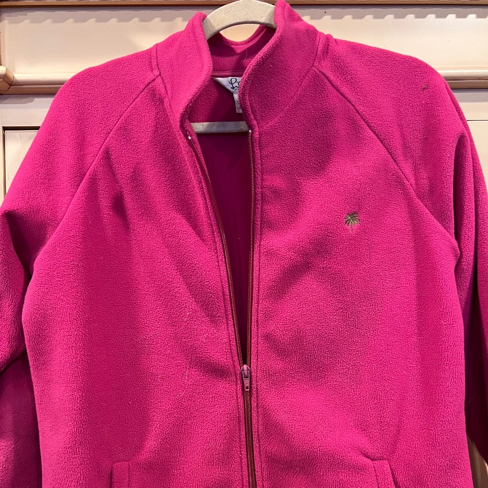 Lilly Pulitzer Fleece Zippered Jacket